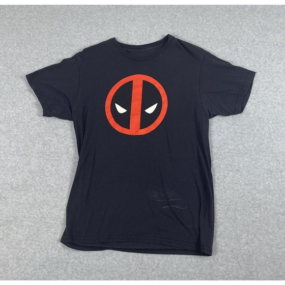 Marvel Other - Marvel Deadpool T Shirt Mens M Black Hero Comics Gamer Funny